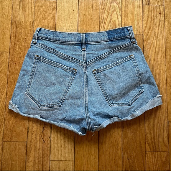 Abercrombie & Fitch Light Blue The Mom Short High Rise - Picture 7 of 7